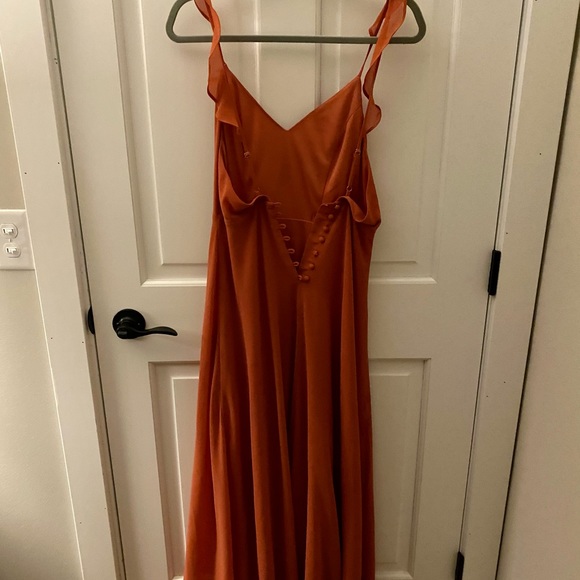 Coral bridesmaid or prom dress. Discounted shipping ❤️ - Picture 7 of 9